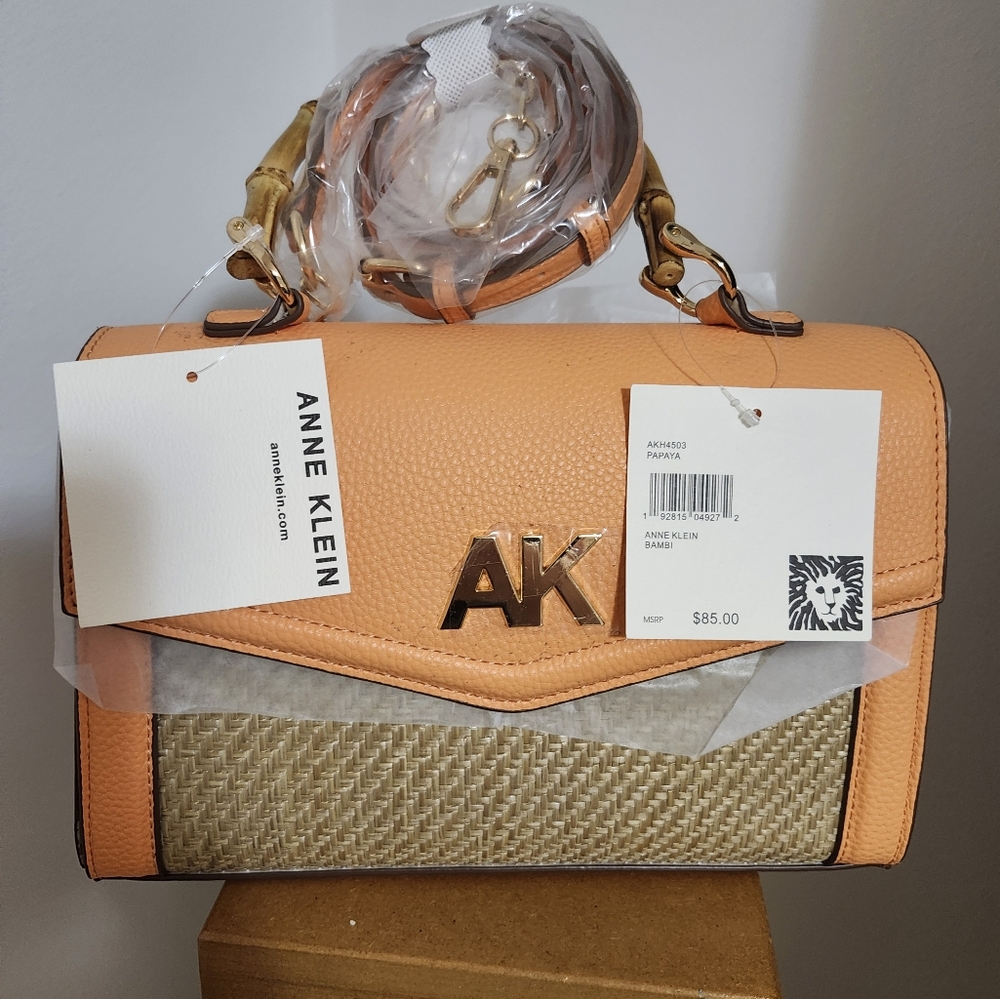 Anne Klein Bambi Handbag in Papaya